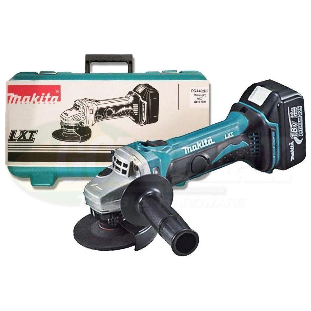 Makita DGA402RF 18V Cordless Angle Grinder (LXT-Series) - Goldpeak Tools PH Makita Makita DGA402RF 18V Cordless Angle Grinder (LXT-Series) - Goldpeak Tools PH Makita